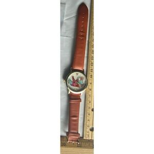 Timex Women's‎ Quartz Watch Pink Leather Band Round Case